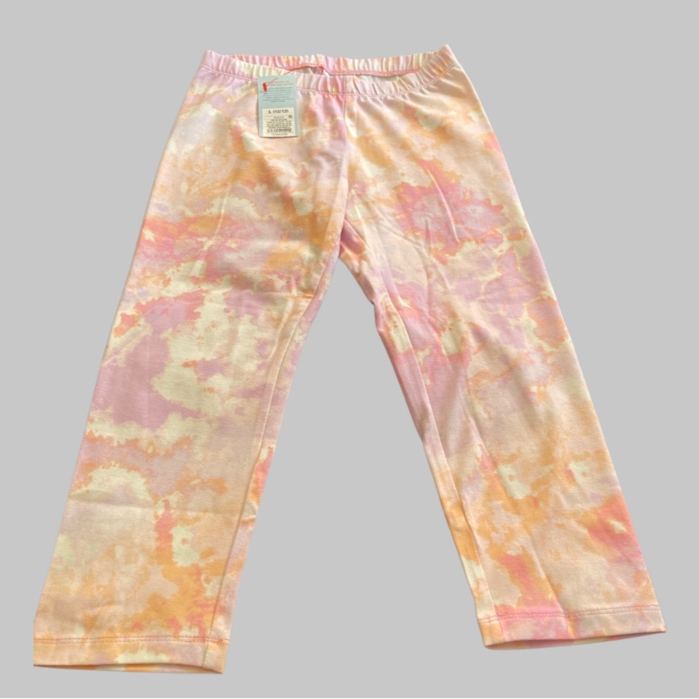 Kids Cat and Jack girls pink tie dye leggings